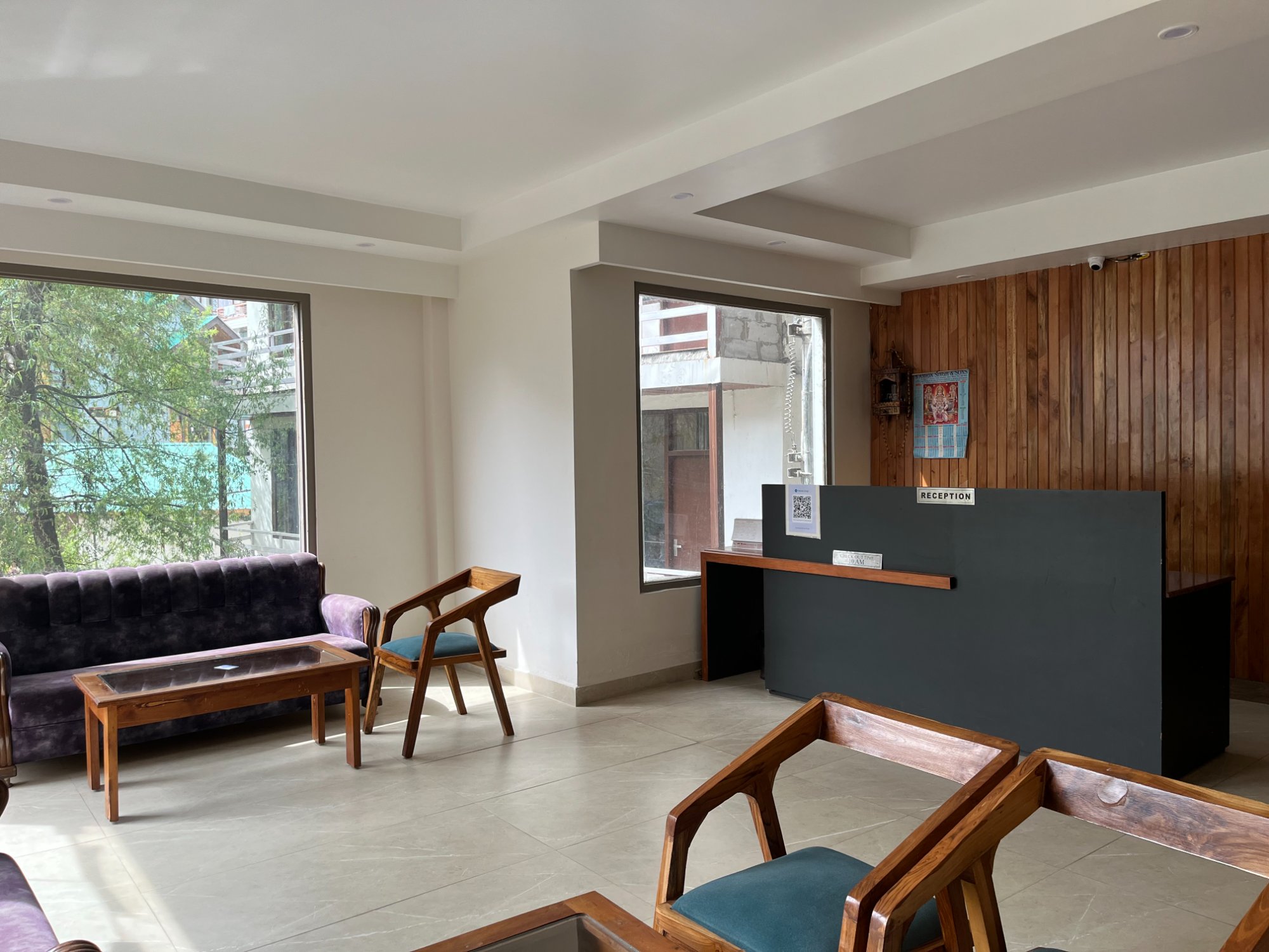 Reception area at The Hammock Hotel